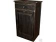 Rustic Pine Pet Dog Proof Trash Bin Can Amish Made