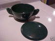 Branchell Color Flyte Sugar Bowl with Lid,  Dark Green