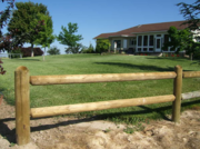 New Wood Round Rail & Split Rail Fences