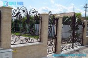 For Sale Wrought Iron Garden Fencing For Decoration And Protection