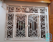 Affordable Wrought Iron Window Grill,  Window Frame