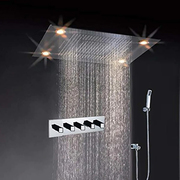 Waterfall LED Shower System